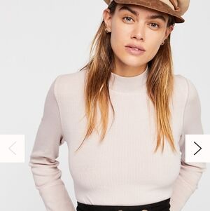 Free People Richie Thermal pale pink